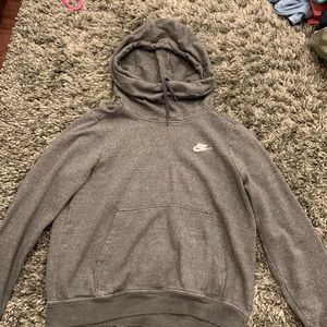 Gray Nike hoodie